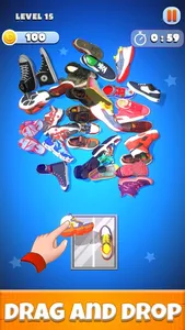 Sneaker Sort Puzzle Game screenshot 2