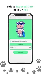 Animal Pregnancy Calculator screenshot 1