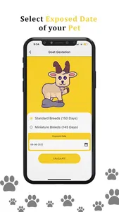 Animal Pregnancy Calculator screenshot 2