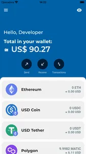 Blusoftech Wallet screenshot 1