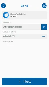 Blusoftech Wallet screenshot 4