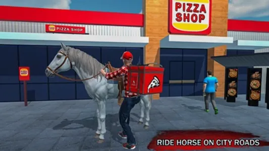 Mounted Horse Rider Pizza screenshot 2