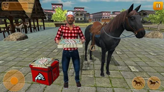 Mounted Horse Rider Pizza screenshot 3