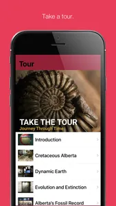 Royal Tyrrell Museum Tour App screenshot 1