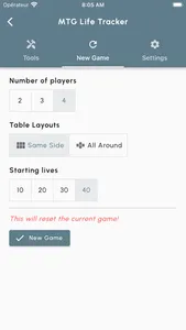 MTG Life Tracker screenshot 2