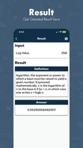 Logarithm Calculator for Log screenshot 2