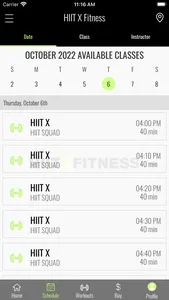 HIIT X Fitness screenshot 1