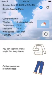 Weather&Clothes screenshot 0