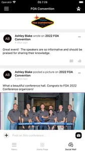 FOA Convention 2022 screenshot 2