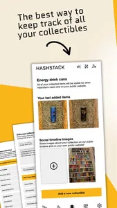 Hashstack: Social Collecting screenshot 1