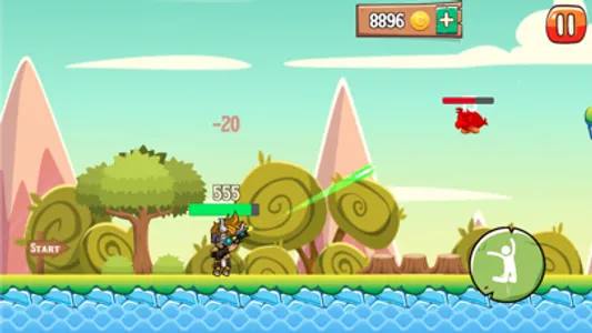 Skull Crusher 2D Auto Shooter screenshot 2