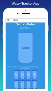 Water Tracker H2O screenshot 1