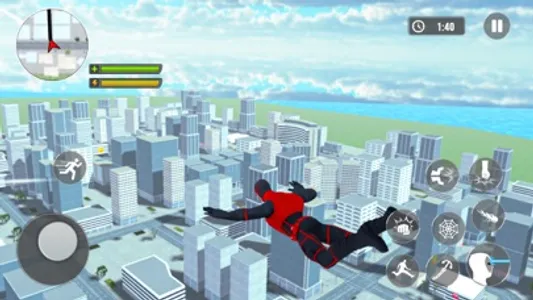 Superhero Rope War Rescue Game screenshot 0