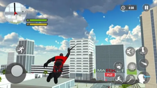 Superhero Rope War Rescue Game screenshot 1