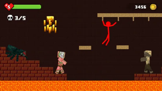 Stickman Battle in Craft World screenshot 3