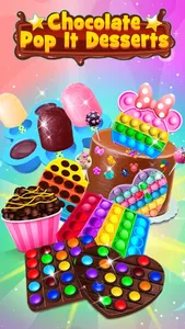 Sweet Chocolate Pop it Dessert screenshot 0