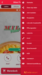 Milano Pizza Express Loerrach screenshot 2