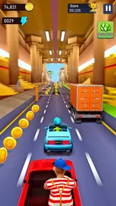 Mini Car Rush 3D Racing Games screenshot 0