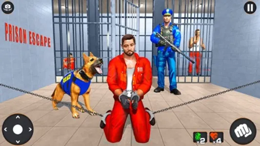 Police Dog Prison Escape Games screenshot 0