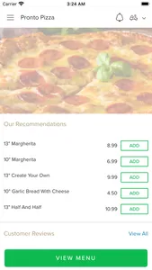 Pronto Pizza Radcliffe screenshot 1