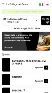 La Bottega del Pesce screenshot 1