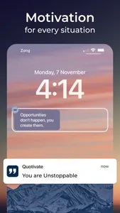 Quotes Widget - Quotivate screenshot 0