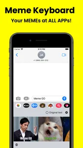 MemeGo - Meme keyboard screenshot 1