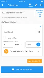 e fatura : Faturam Sektörel screenshot 1