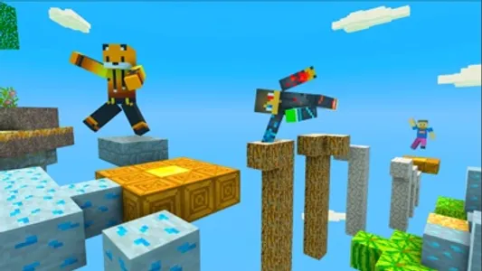 Craft Parkour : 3D Blocky Race screenshot 0