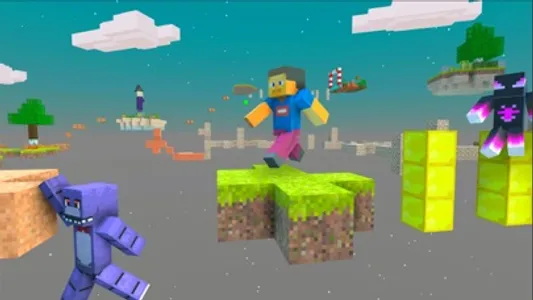 Craft Parkour : 3D Blocky Race screenshot 2