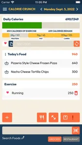 Calorie Crunch screenshot 0