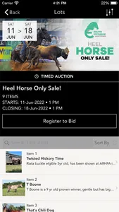 Equine Exchange Auctions screenshot 1