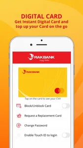 RAKBANK Prepaid App screenshot 1