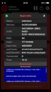 Hidden Bluetooth Scanner screenshot 2