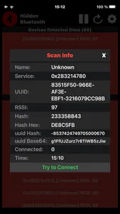 Hidden Bluetooth Scanner screenshot 4