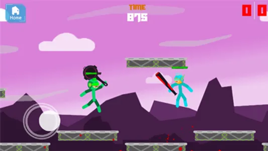 Stickman Brawl - Cyber Duel screenshot 0