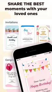 Digital Card: Invitation Maker screenshot 0