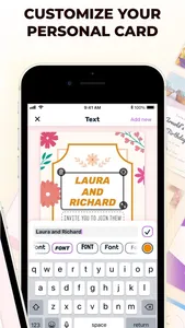 Digital Card: Invitation Maker screenshot 1