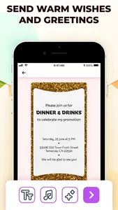 Digital Card: Invitation Maker screenshot 3