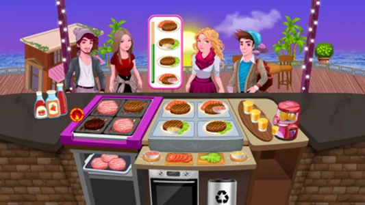 Burger Fever Chef Cooking Game screenshot 0