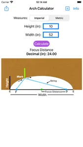 Arch Layout Calculator screenshot 0