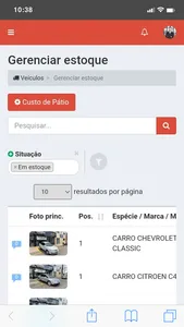 StockCarWeb screenshot 2