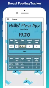 baby tracker & breast feeding! screenshot 1