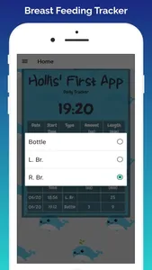 baby tracker & breast feeding! screenshot 2