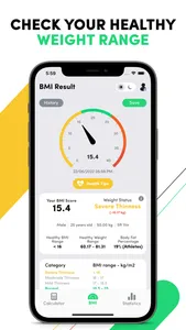 BMI Calculator - Height Weight screenshot 2