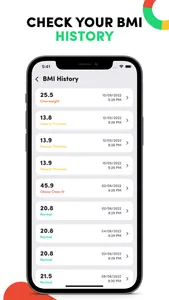 BMI Calculator - Height Weight screenshot 5
