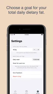 Daily Fat Counter screenshot 3