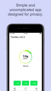 Daily Fat Counter screenshot 4