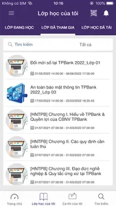 TPBank ELearning screenshot 1