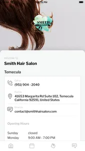 Smith Hair Salon screenshot 0